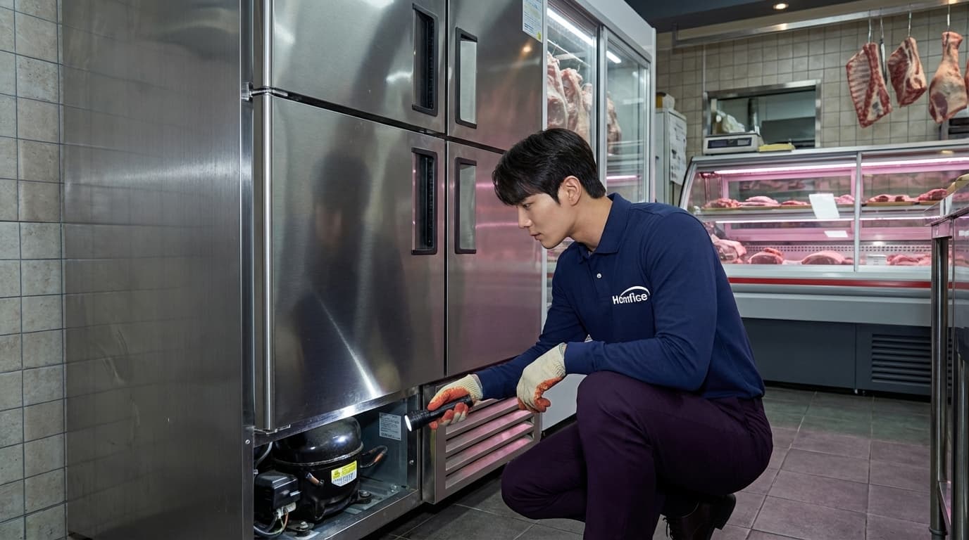 업소용 냉동냉장 쇼케이스 수리 설치